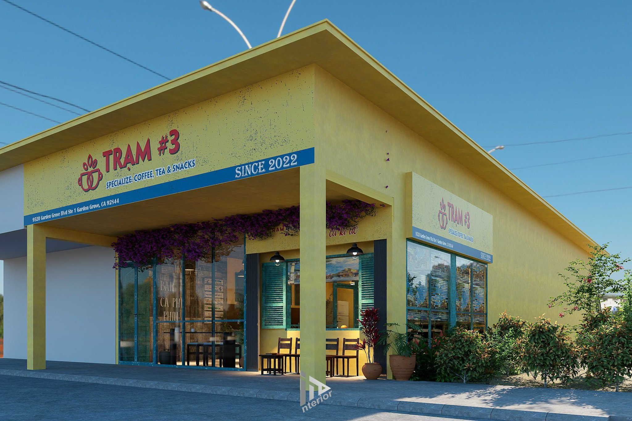 Tiệm Cafe - Nội thất IMP